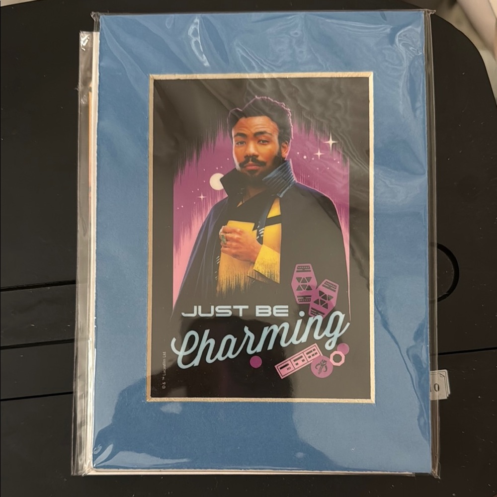 Print - Donald Glover as Lando Calrissian “just be charming”